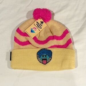 Pink Dolphin Beanie Y2K